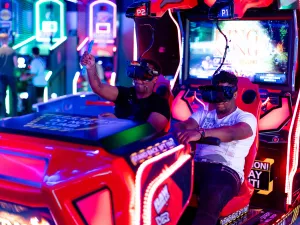 De spannende virtuele wereld van King Kong VR. Foto: Highscore © B. Lubking