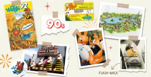 Geniet van een gezellige jubileummaand in Walibi België Attractiepark Walibi België - ontstaan op 26 juli 1975 - bestaat dit jaar 50 jaar, dus dat betekent: groot feest in Waver! Foto: Walibi Belgium