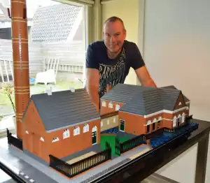 Legomodel Stoomgemaal Halfweg opnieuw te zien Foto: Stoomgemaal Halfweg