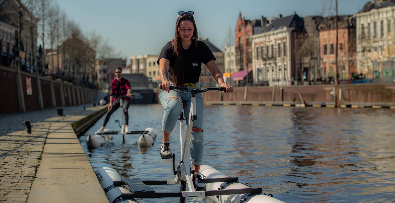 Trappen over de Singels van Breda. Foto: © Breda Marketing