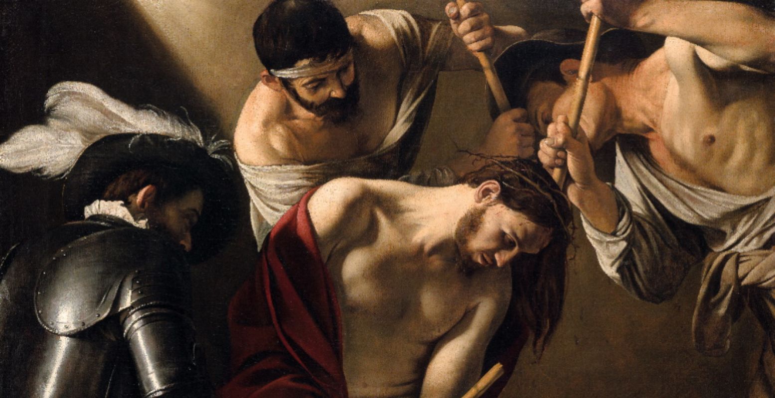 Michelangelo Merisi da Caravaggio, De doornenkroning. Foto: Rijksmuseum.