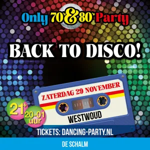 Only 70_s & 80_s Party Westwoud 30+ Dancing Party. Foto: Herman Hilhorst.