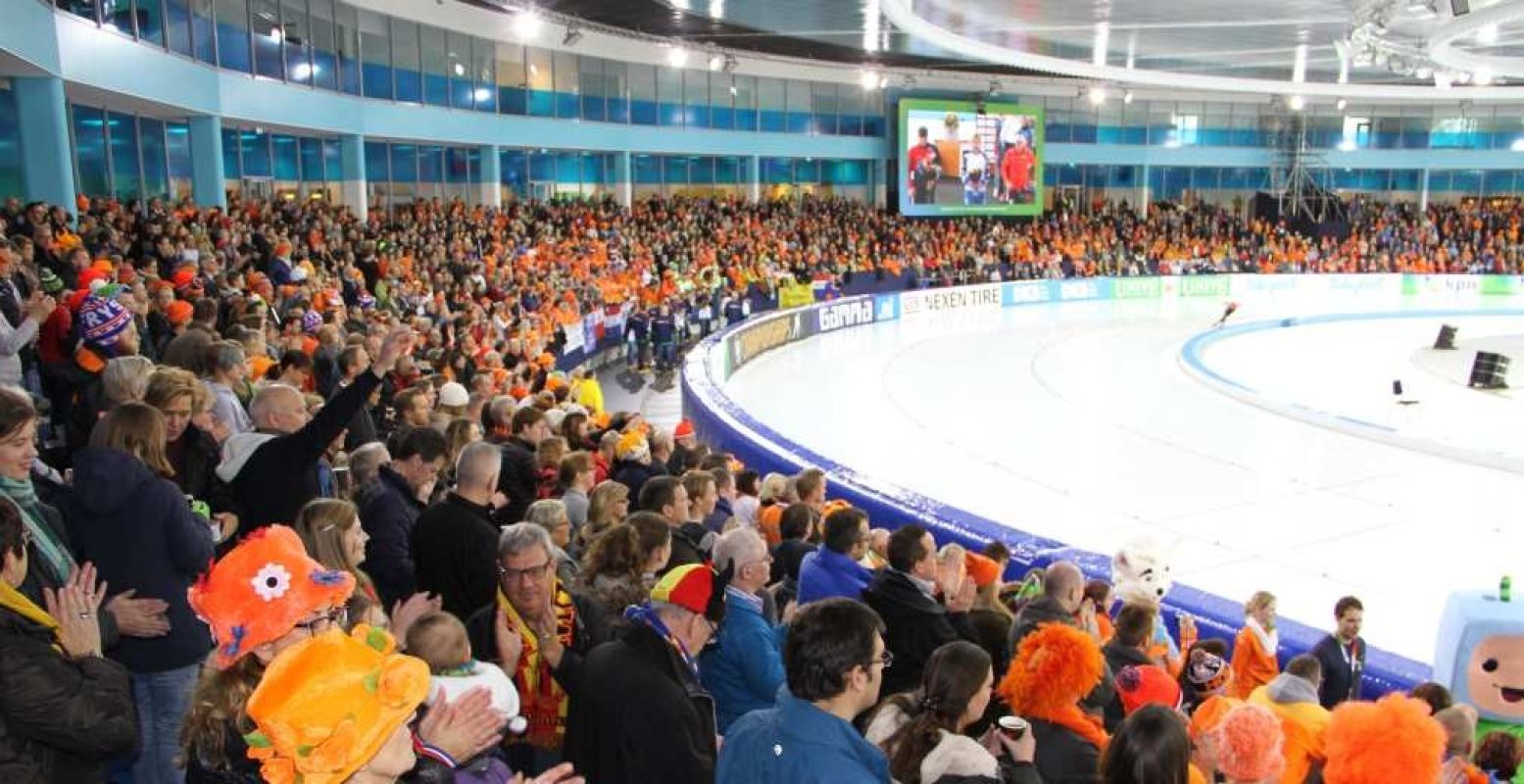 Kom schaatsen in het vernieuwde ijsstadion. Foto: Thialf