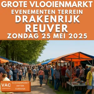Grote vlooienmarkt - Drakenrijk Reuver Organisatie Bureau VAC Foto: D. Claassen