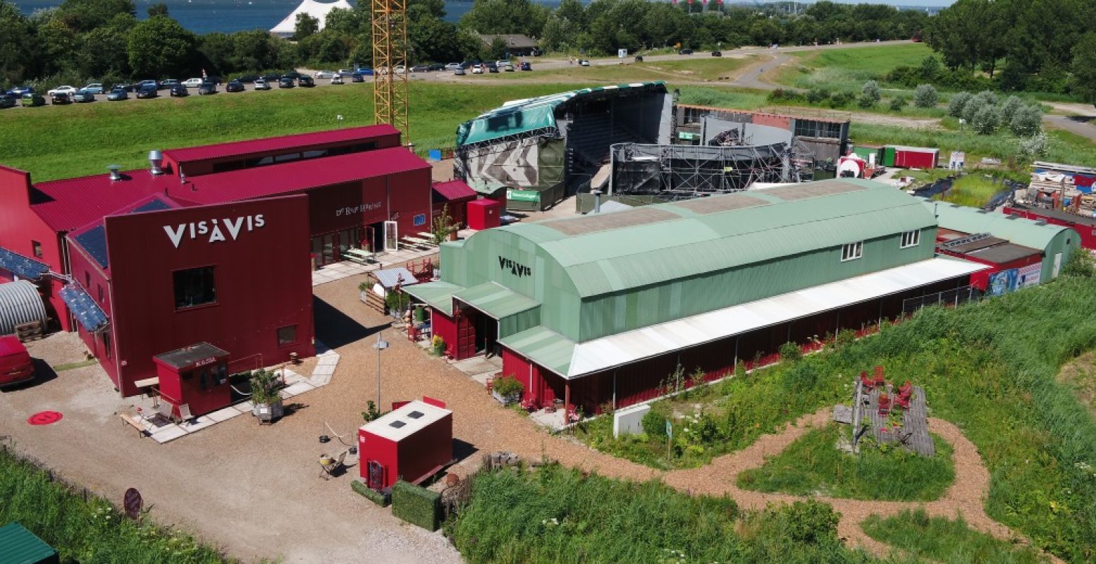 De bijzondere locatie van theatergezelschap Vis Ã  Vis in Almere. Foto: beeldbank Vis Ã  Vis