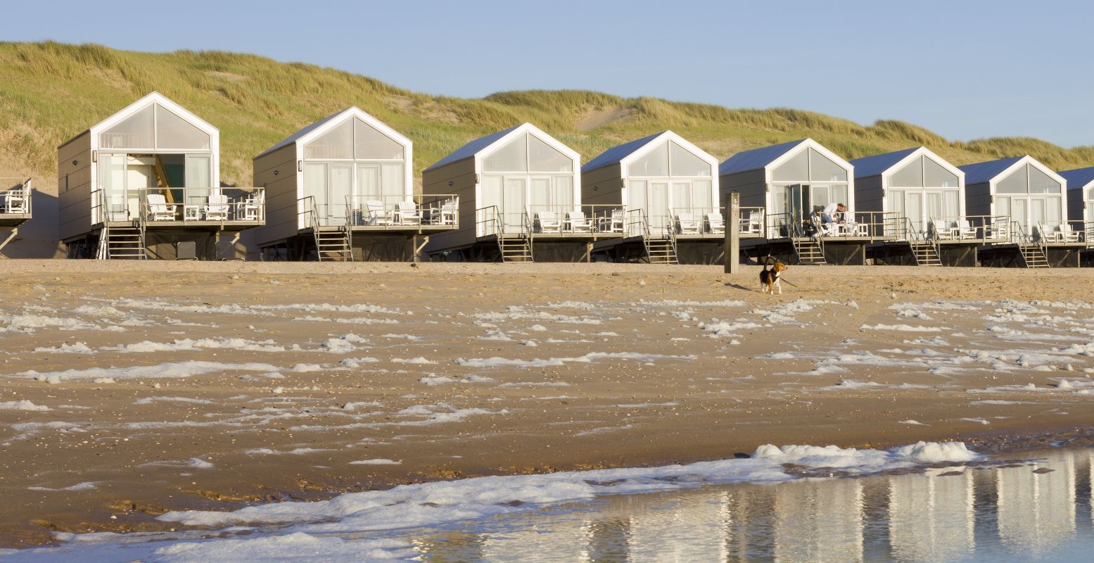 Slapen aan het strand in Julianadorp. Foto: Roompot