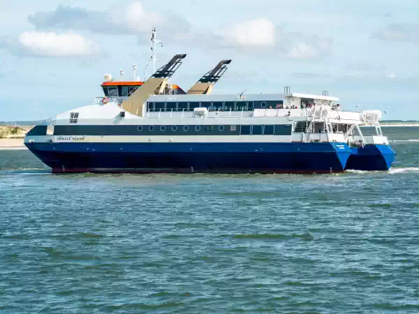 Vaar mee tussen Vlissingen en Breskens. Foto: Westerschelde Ferry Vaar mee tussen Vlissingen en Breskens. Foto: Westerschelde Ferry