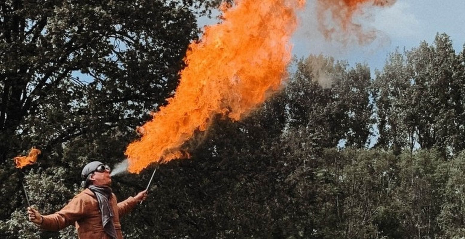 Vurige dagen bij Fort aan de Klop. Foto: Joost Mangnus