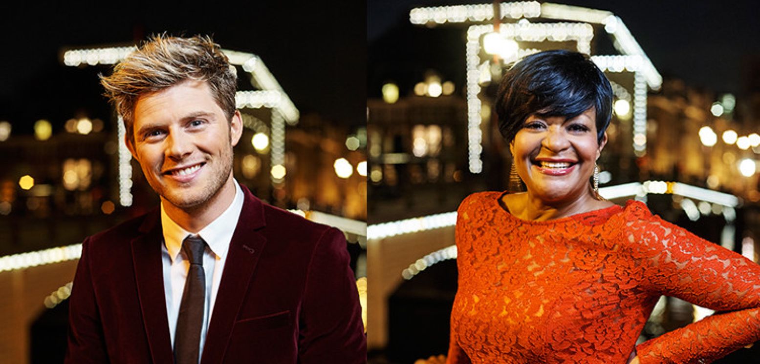 Met optredens van Grease-ster Tim Douwsma en zangeres Ruth Jacott. Foto: Kerstfeest op de Dam.