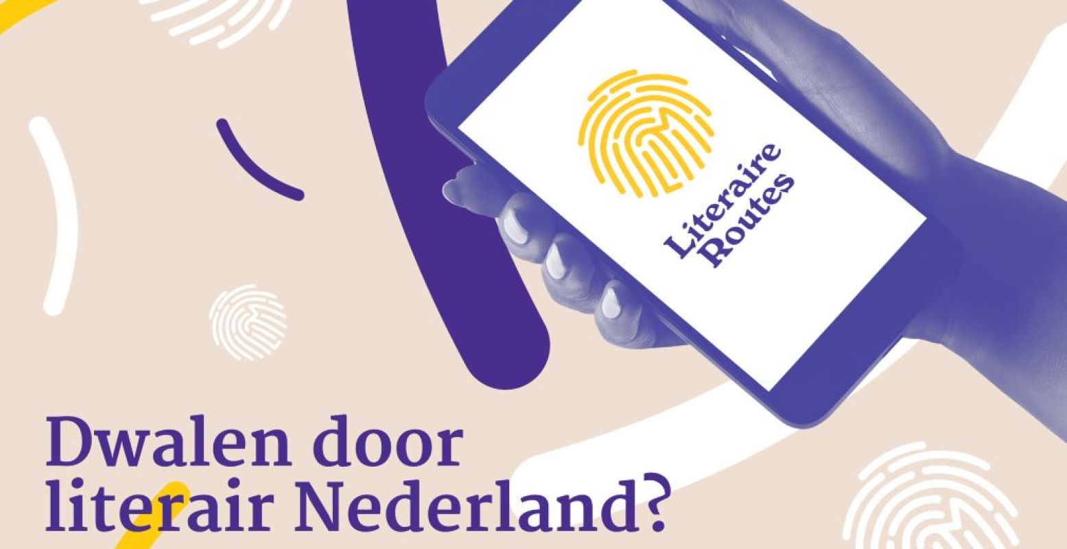 Download de app en ga op pad! Foto: Literatuurmuseum.