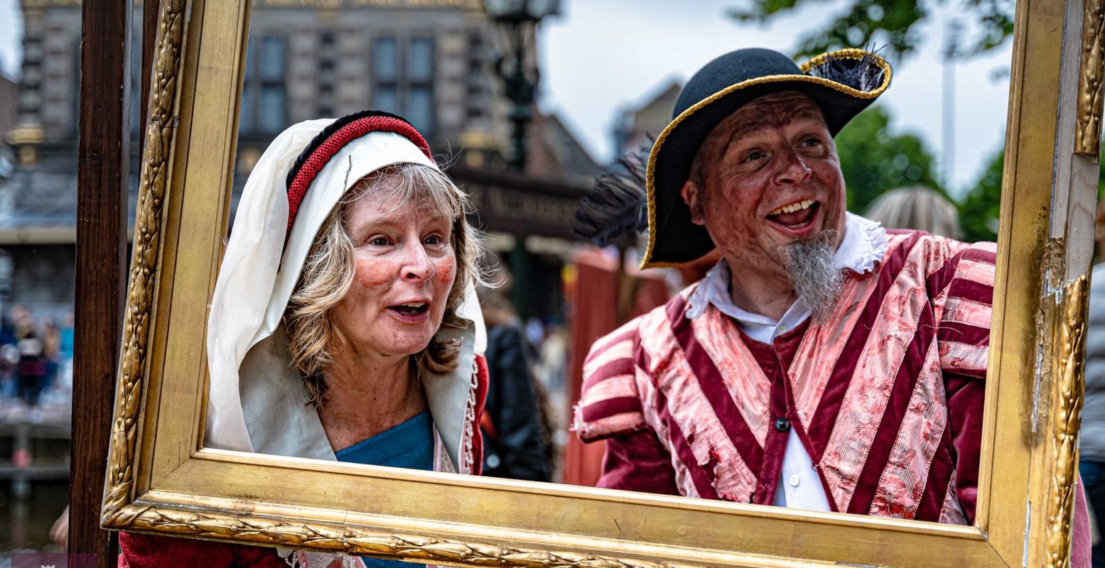 Waan je in de 16e eeuw. Foto: Hart van Noord-Holland, Kaeskoppenstad Waan je in de 16e eeuw. Foto: Hart van Noord-Holland, Kaeskoppenstad