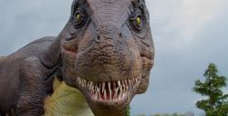 Maak jacht op brullende dino's