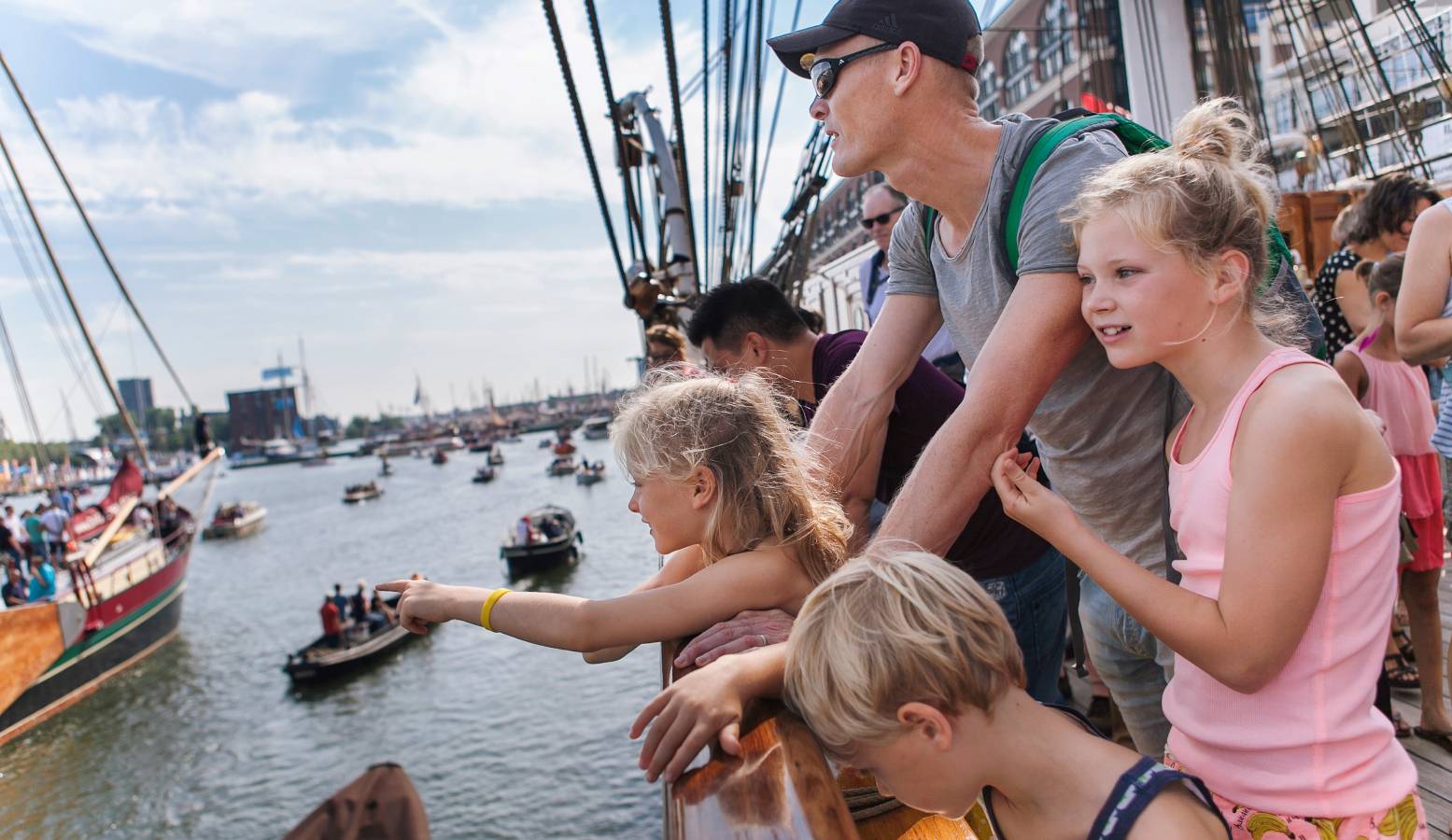 Gedurende SAIL Amsterdam zijn ook veel activiteiten leuk voor kinderen. Foto: SAIL Amsterdam © Lisa Kunst Gedurende SAIL Amsterdam zijn ook veel activiteiten leuk voor kinderen. Foto: SAIL Amsterdam © Lisa Kunst