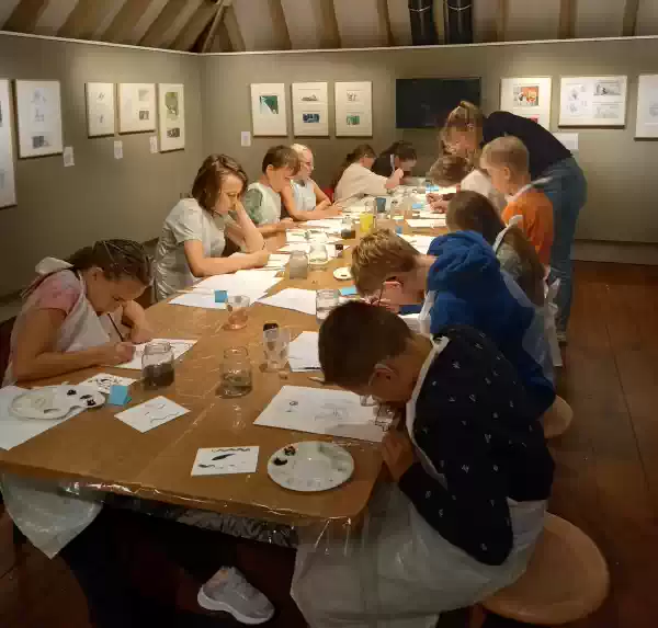 Tekenworkshops met Charlotte Dematons Fotograaf: Anton Pieck Museum