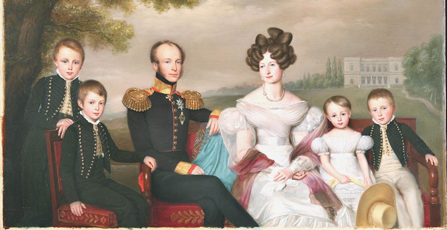 Familieportret van de latere Koning Willem II. Foto: © Koninklijke Verzamelingen