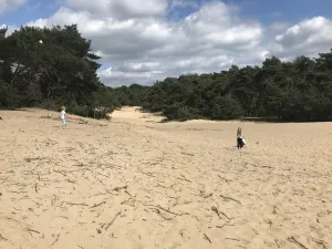 Het Wekeromse Zand is ook een fijne speelplek voor kinderen. Foto: DagjeWeg.NL