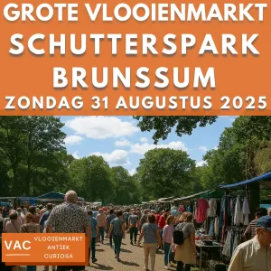 Grote vlooienmarkt - Schutterspark Brunssum Organisatie Bureau VAC Foto: D. Claassen