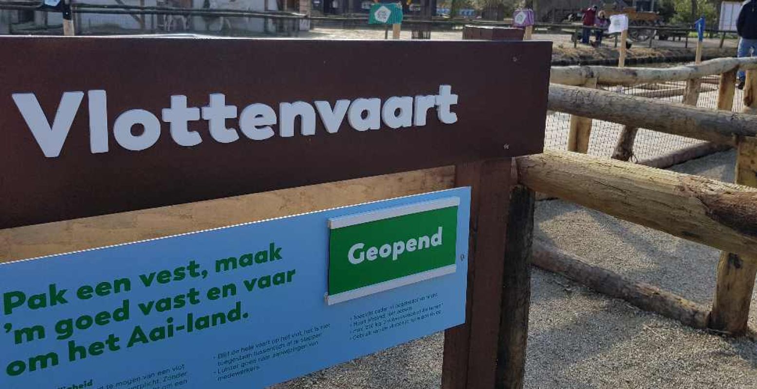 De nieuwste attractie: Vlottenvaart! Foto: Plaswijckpark
