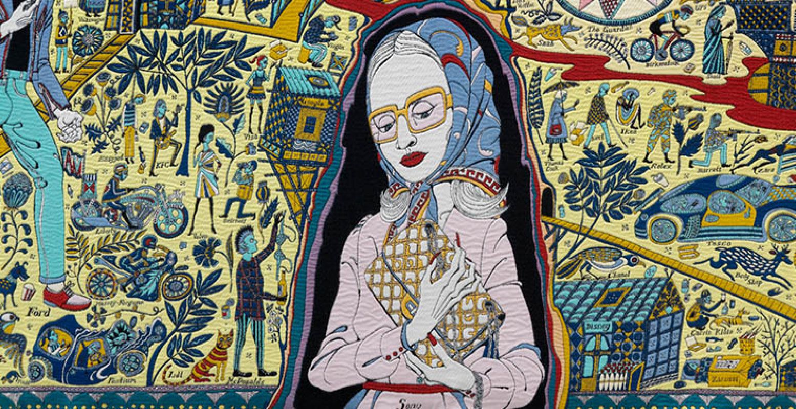 Foto: Grayson Perry, The Walthamstow Tapestry, 2009. Courtesy Bonnefantenmuseum Maastricht.