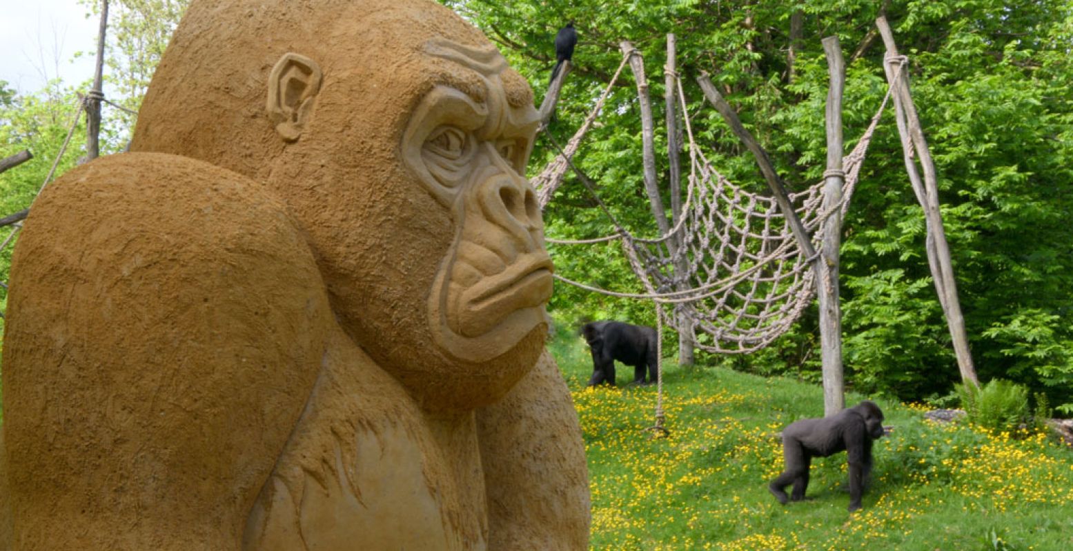 Bekijk spectaculaire zandsculpturen in Kerkrade. Foto: GaiaZOO