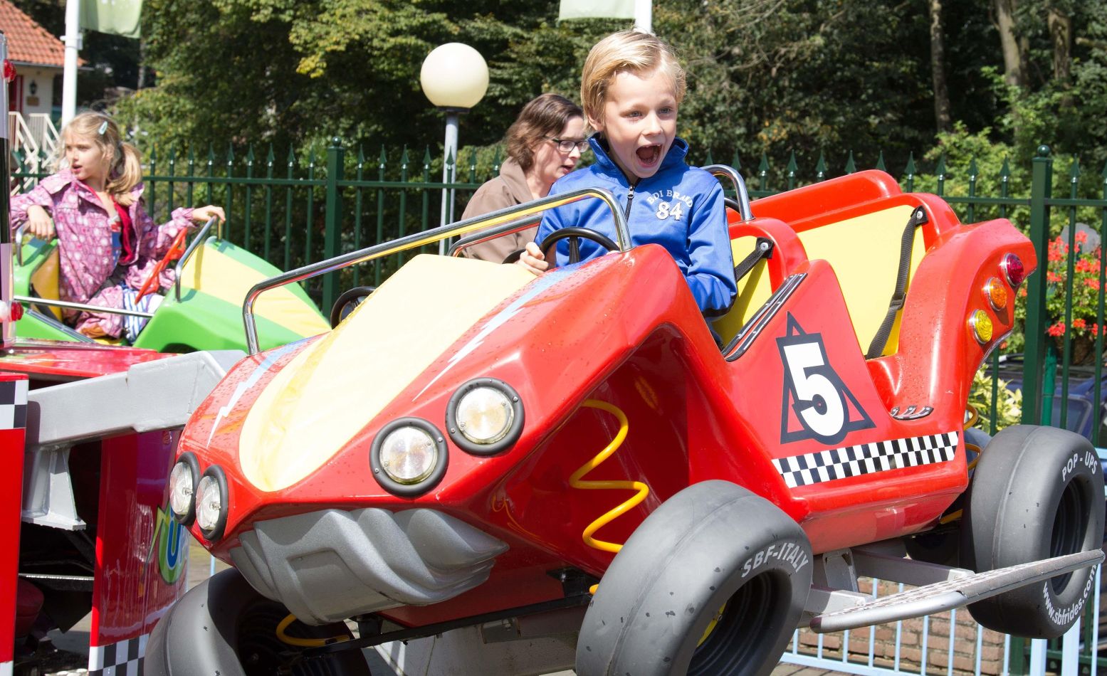 Oei, dat gaat snel in de Race Pop-Ups! Foto: Amusementspark Tivoli © Ellen Hylkema