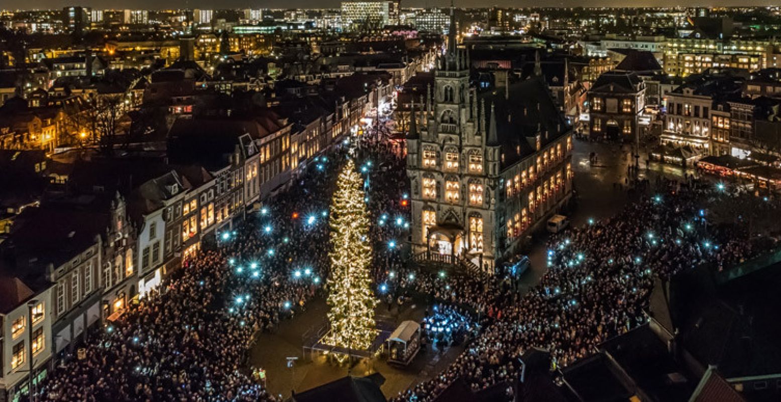 Gouda bij Kaarslicht: een prachtig plaatje! Credit: Remco Gielen