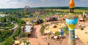 Waterspektakel bij Attractiepark Toverland