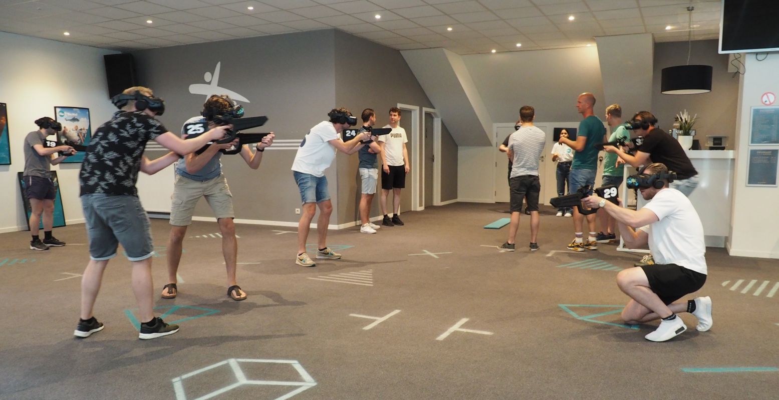 Neem het tegen elkaar op in de virtuele wereld bij The Park Playground. Foto: DagjeWeg.NL