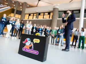 Spreek je eigen mening uit tijdens de Familierondleiding. Foto: ProDemos