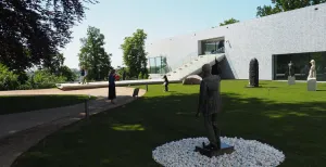 Verbinding als toverwoord in vernieuwd Museum Arnhem Het vernieuwde Museum Arnhem met een nieuwe vleugel en beeldentuin. Foto: DagjeWeg.NL