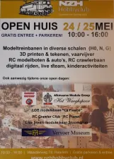 NZH hobbyclub opendagen Flyer Foto: NZH hobbyclub