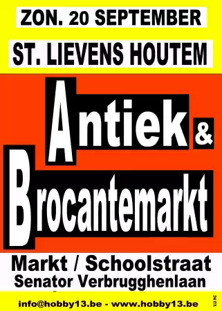 Antiek & Rommelmarkt te Sint-Lievens-Houtem Foto: De Dapper Eddy