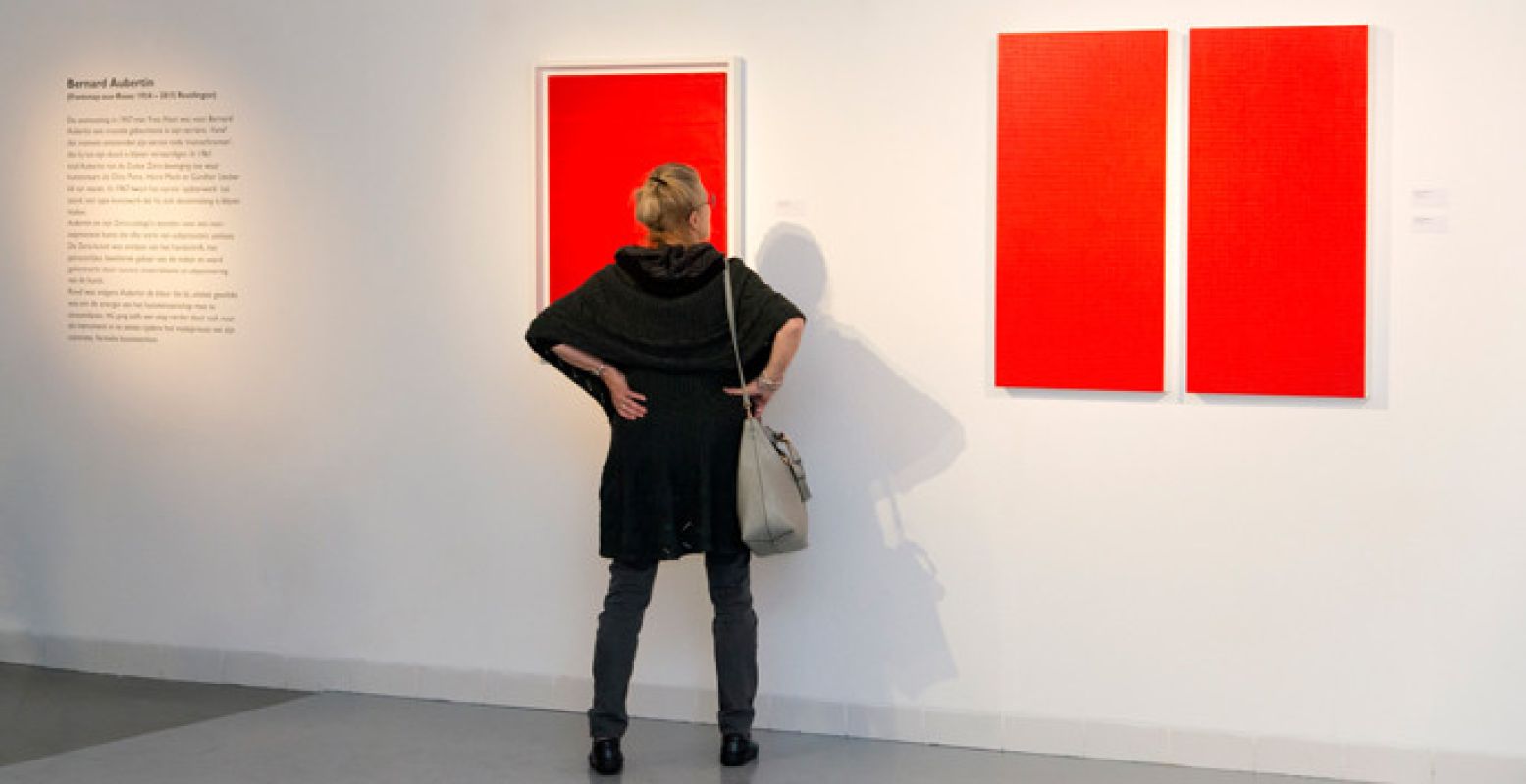 Moderne kunst in een middeleeuws pand. Foto: Jaap Driest. Moderne kunst in een middeleeuws pand. Foto: Jaap Driest.