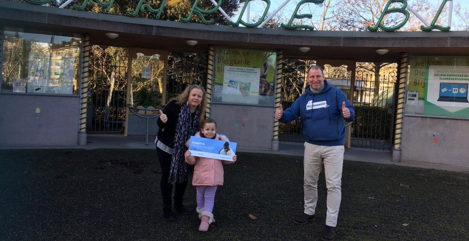 De steun voor Diergaarde Blijdorp is overweldigend. Melanie Haazer haalde met haar actie ruim 43.000 euro op. Foto: Diergaarde Blijdorp