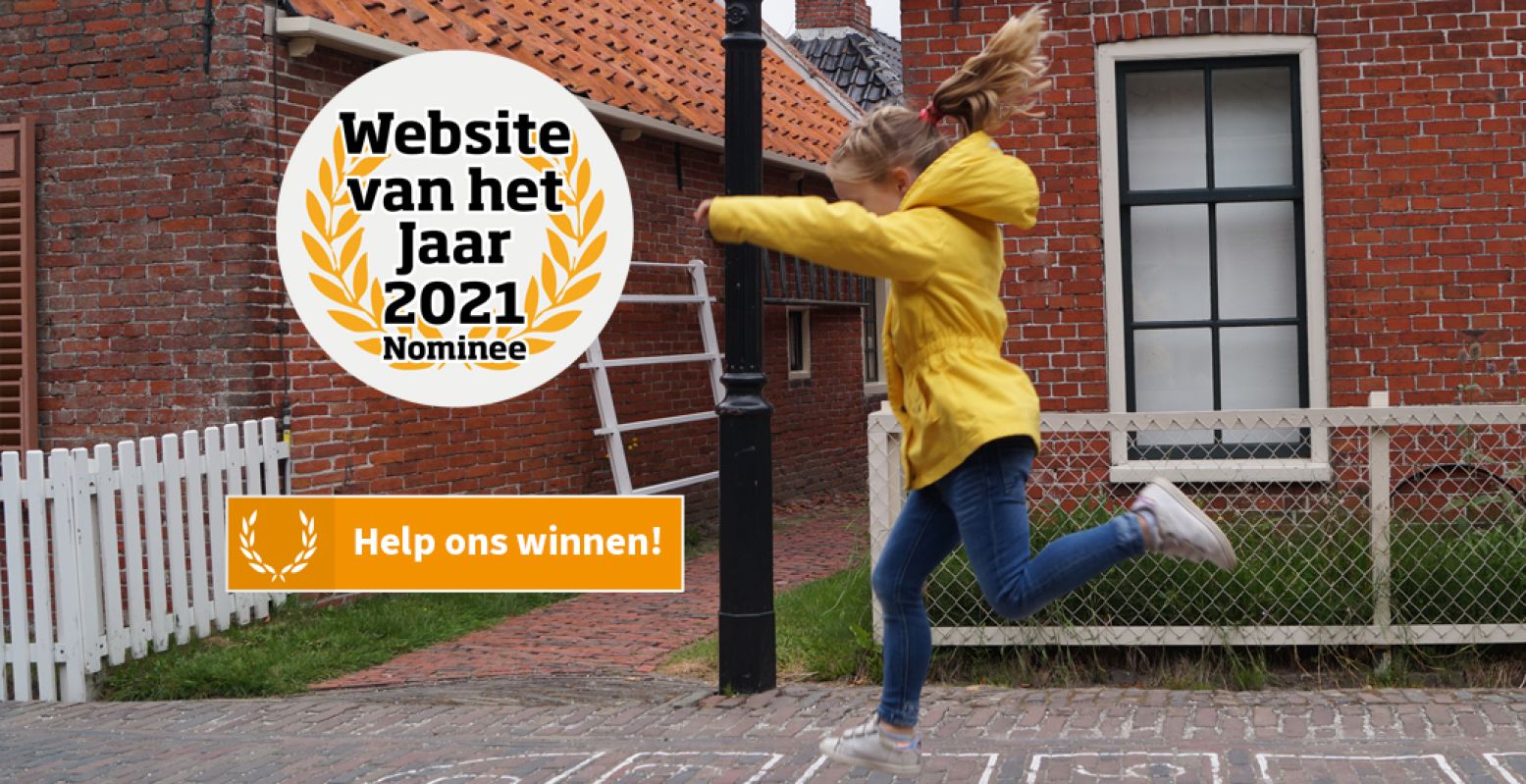 DagjeWeg.NL is genomineerd voor Website van het Jaar! Stem op ons in de categorie Vrije Tijd . Foto: DagjeWeg.NL. DagjeWeg.NL is genomineerd voor Website van het Jaar! Stem op ons in de categorie Vrije Tijd . Foto: DagjeWeg.NL.