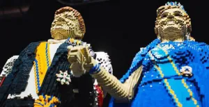 Dagje uit dit weekend Kijk, de koning en koningin van LEGO®! Foto: LEGO® World