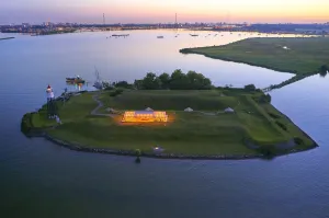 Luxe dineren op het Vuurtoreneiland Foto geüpload door gebruiker Stichting Liniebreed Ondernemen.