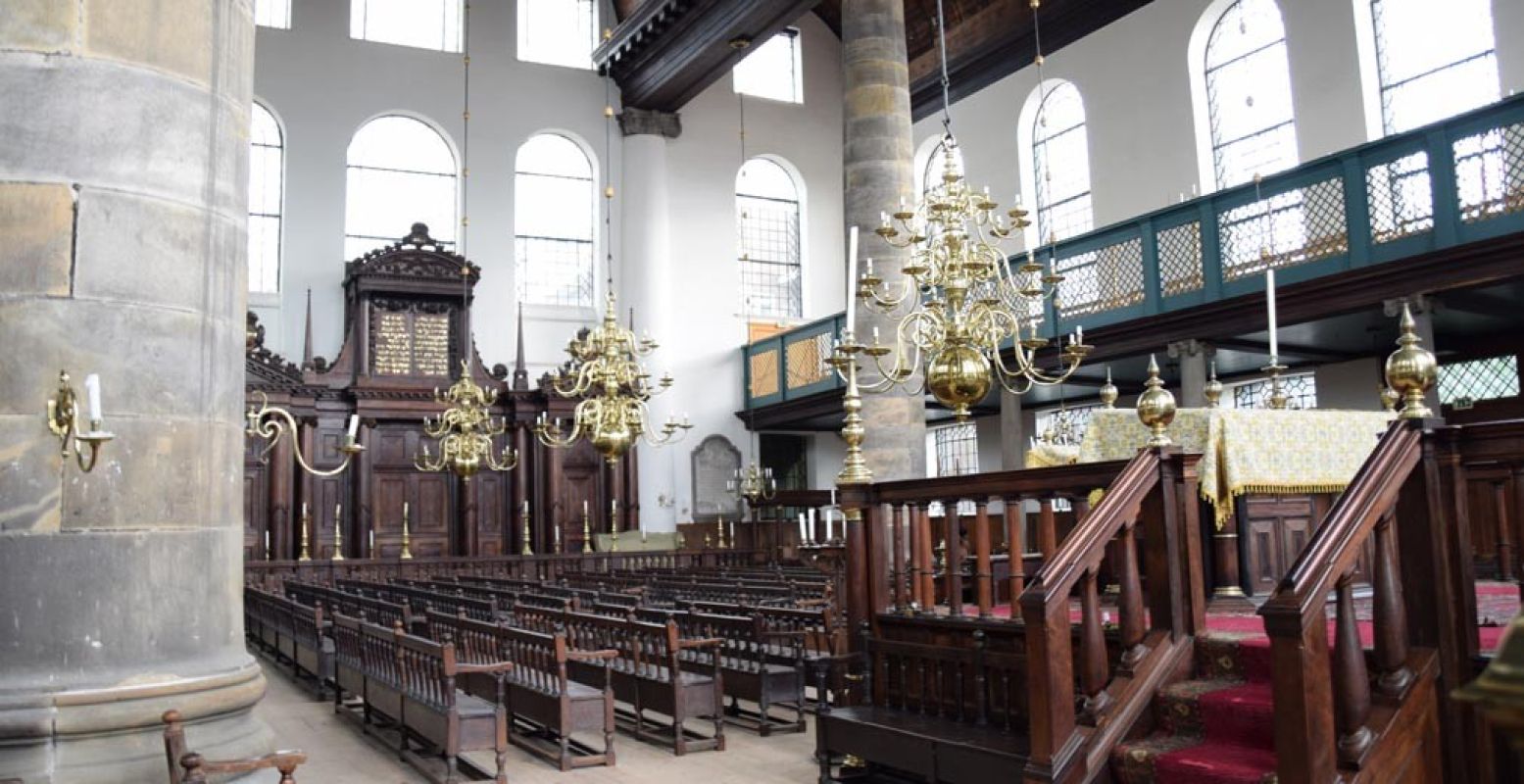 Ook de Portugese Synagoge in Amsterdam hoort bij het grootste museum. Foto: Redactie DagjeWeg.NL