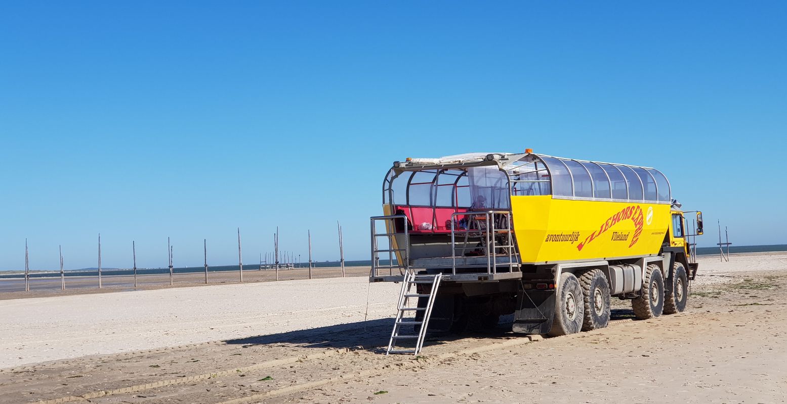 De Vliehors Expres staat al te wachten. Foto: DagjeWeg.NL