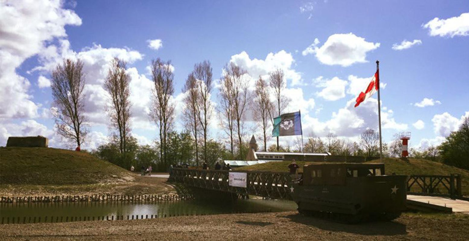 Bevrijdingspark in Nieuwdorp. Foto:  Facebookpagina Bevrijdingsmuseum Zeeland 