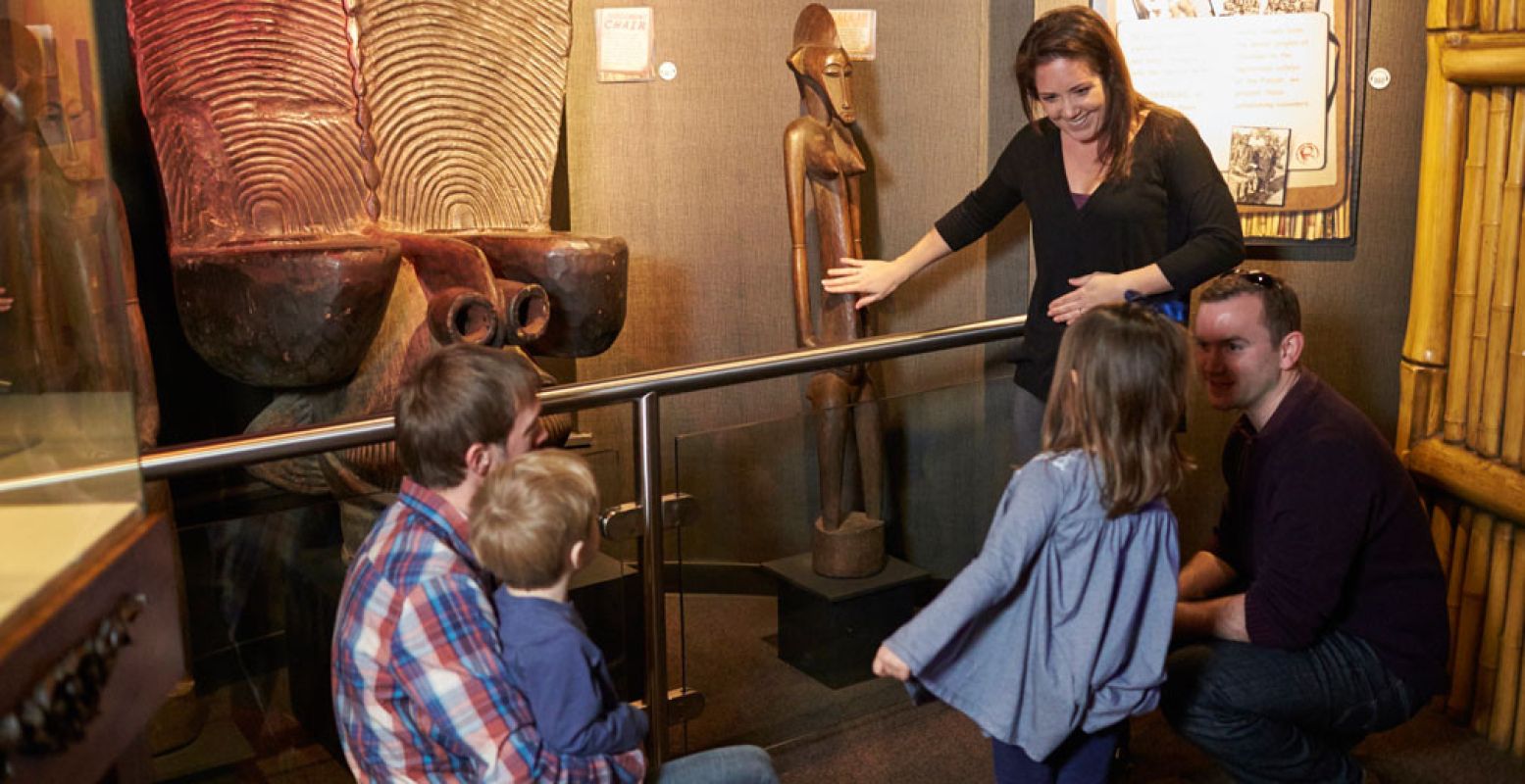 Oud Afrikaans standbeeld. Foto: Ripley's London