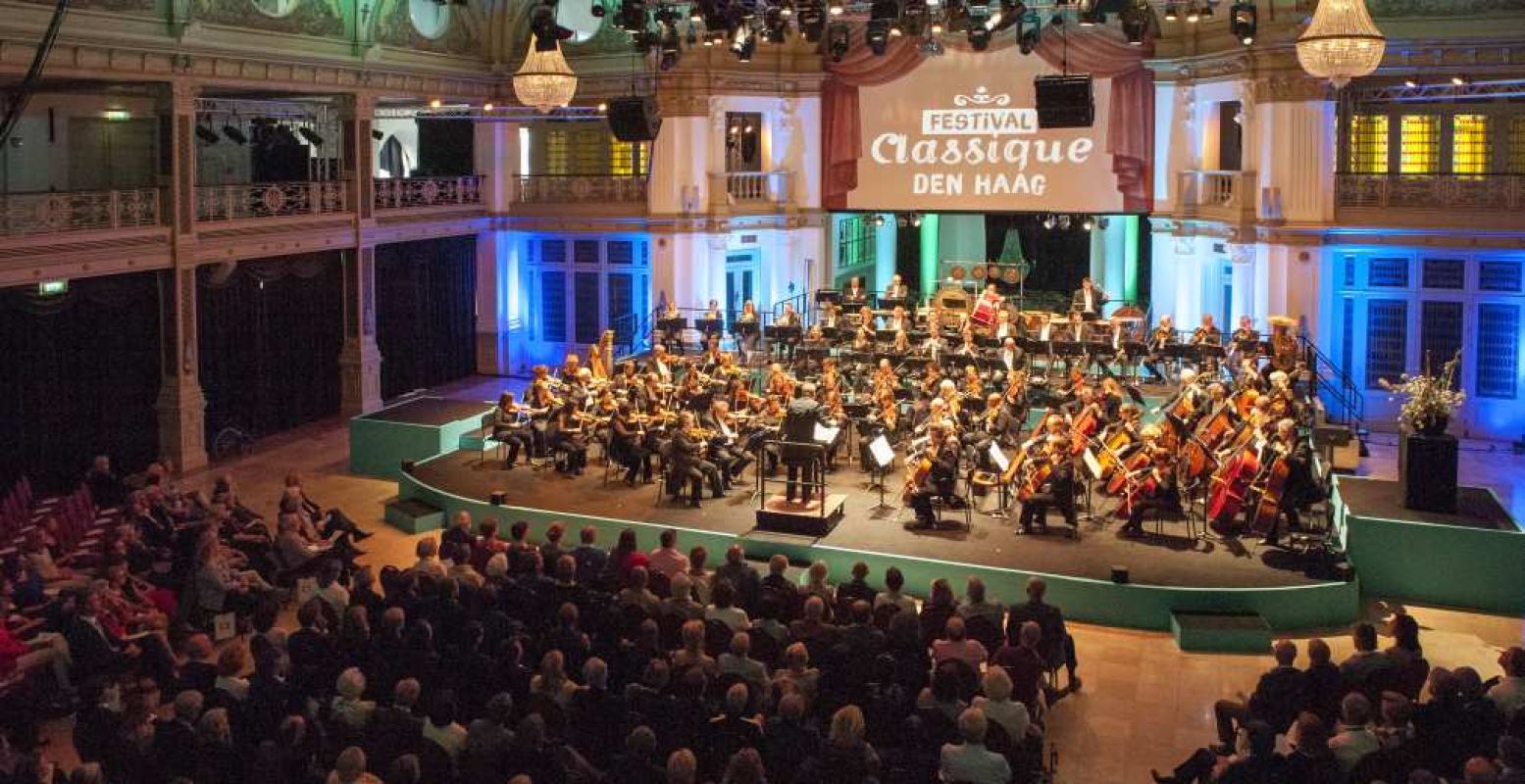 Prachtige concerten van bijvoorbeeld het Residentie Orkest in het Kurhaus. Foto: Festival Classique © Robert Lagendijk