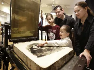 Druk je eigen design af. Foto: Nederlands Steendrukmuseum.