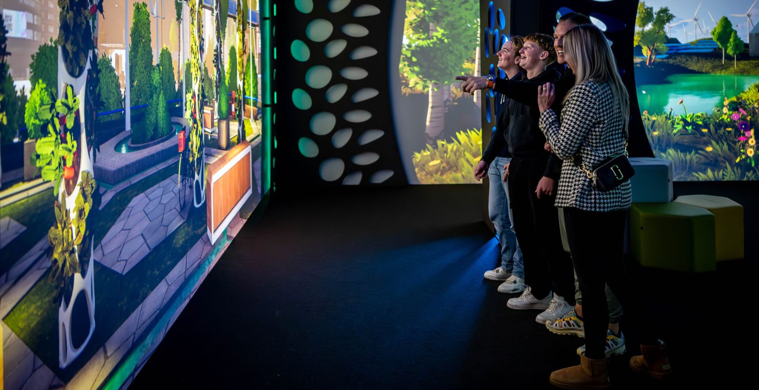 Maak de toekomst een stuk kleurrijker in de intense experience Revolutie Aarde. Foto: Discovery Museum