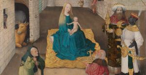 Over de foto: Deel van De Aanbidding der Koningen. Jheronimus Bosch. Ca. 1475, 71.1 x 56.5cm, The Metropolitan Museum of Art / John Stewart Kennedy Fund, New York. Foto: Het Noordbrabants Museum. Deel van De Aanbidding der Koningen. Jheronimus Bosch. Ca. 1475, 71.1 x 56.5cm, The Metropolitan Museum of Art / John Stewart Kennedy Fund, New York. Foto: Het Noordbrabants Museum.