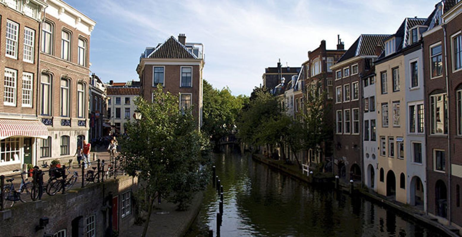 De Oudegracht. Foto:  E. Dronkert. 