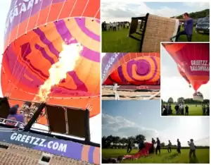 Greetzz Ballonvaarten Vaar mee met een luchtballon. Foto: Greetzz Ballonvaarten