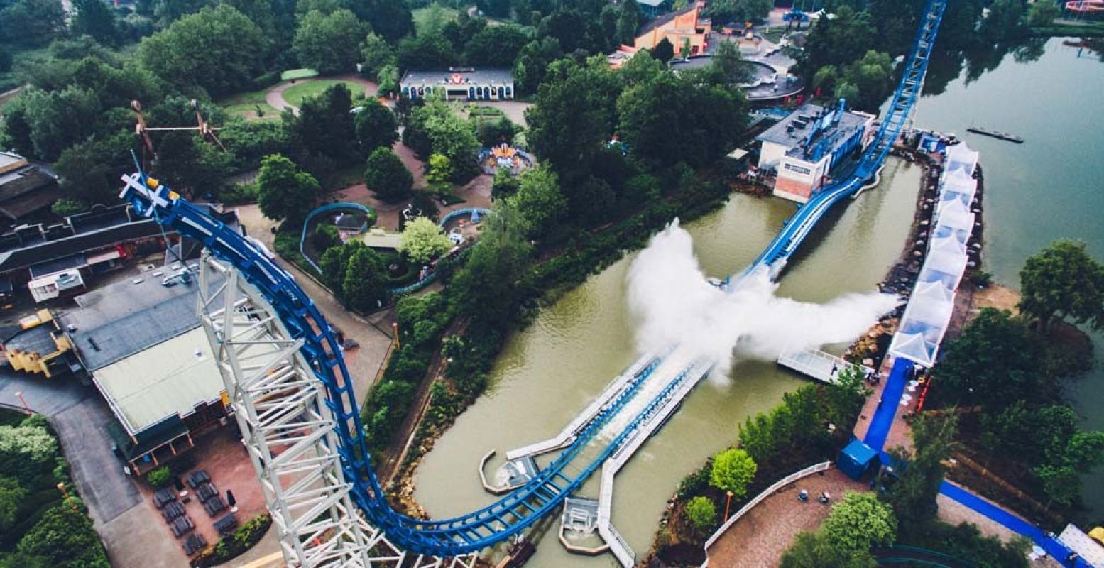 Vorig jaar opende Walibi nog de splash coaster Pulsar. Foto: Walibi Belgium