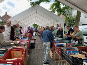Boekenstand. Foto: Jan Mathijssen