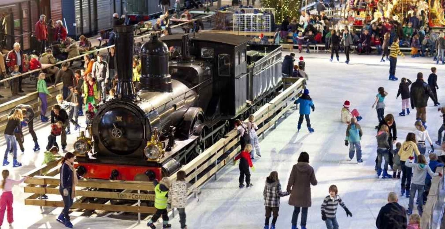 Kom je ook schaatsen in Utrecht? Foto: Spoorwegmuseum